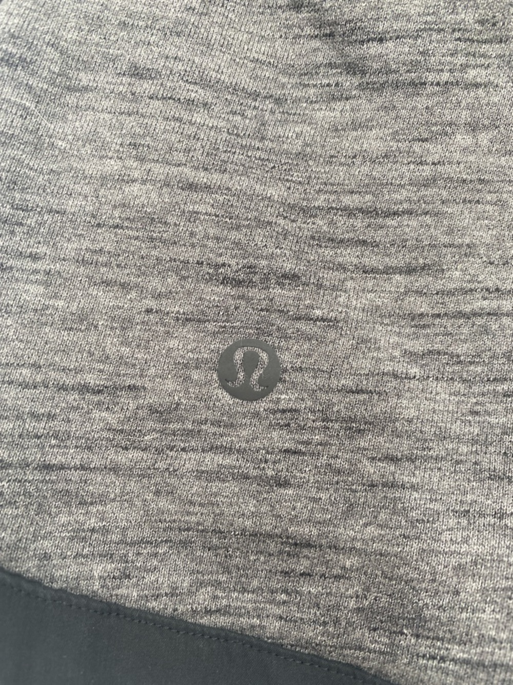 lululemon Varsity Heathered Gray Cotton shorts size 4 - Picture 3 of 8